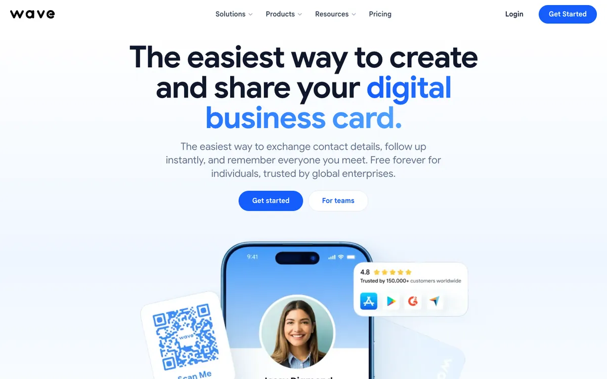 The Wave home page